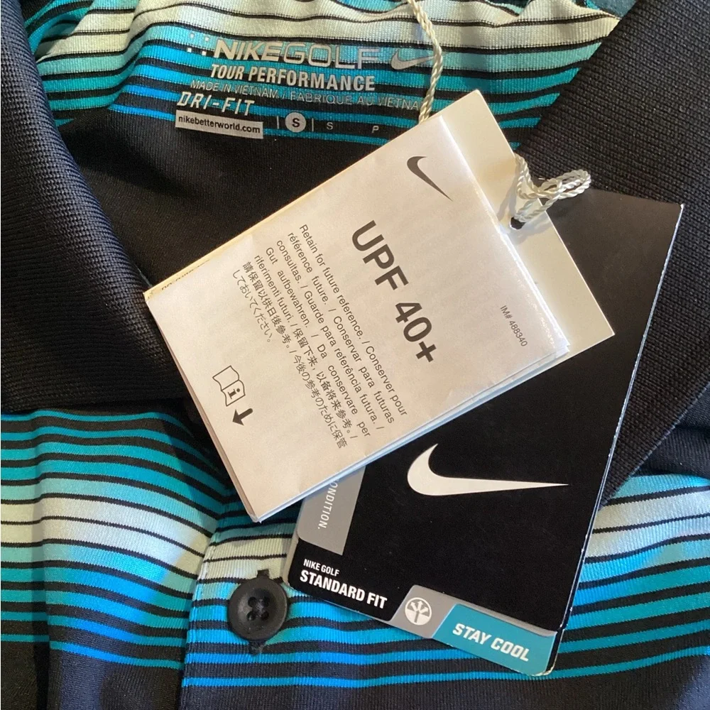 Nike Golf Tour Performance Dri-FIT Polo 639712-013 Men's Size Small